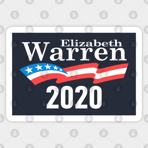 Elizabeth Warren 2020 Magnet by Etopix